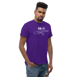 AK47 Kalashnikov T-Shirt, 100% cotton μπλουζάκι με το γνωστό ρώσικο Riffle gun.