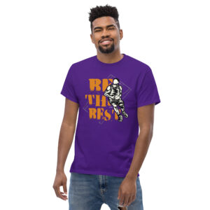 Be the Best T-Shirt, 100% cotton μπλουζάκι με ατάκα για λάτρεις του μπάσκετ. Basketball παίχτης και τεραίν.