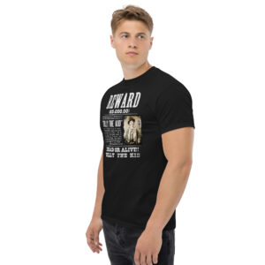 Billy the Kid T-Shirt, 100% cotton μπλουζάκι με το Reward poster από την επικήρυξη του γνωστού κακοποιού Billy the Kid.