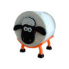 Shaun Πρόβατο για Χαρτί Υγείας 3D Printed αστείο διακοσμητικό για το μπάνιο.