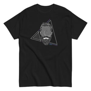 Sigmund Freud T-Shirt, 100% cotton μπλουζάκι με ψυχεδελική διάθεση για τον γνωστό ψυχολόγο Σίγκμουντ Φρόυντ, πατέρα της ψυχανάλυσης.
