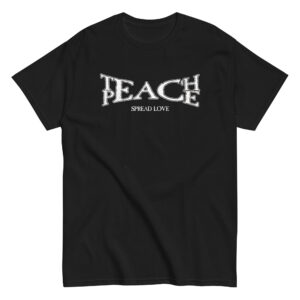 Teach Peace T-Shirt, 100% cotton μπλουζάκι με stencil του γνωστού artist Banksy.