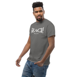 Teach Peace T-Shirt, 100% cotton μπλουζάκι με stencil του γνωστού artist Banksy.