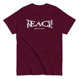 Teach Peace T-Shirt, 100% cotton μπλουζάκι με stencil του γνωστού artist Banksy.
