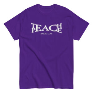 Teach Peace T-Shirt, 100% cotton μπλουζάκι με stencil του γνωστού artist Banksy.
