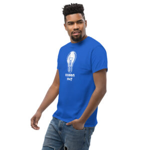 Edison Bulb T-Shirt, 100% cotton μπλουζάκι αφιέρωμα στον Τόμας Έντισον που ανακάλυψε τον λαμπτήρα πυρακτώσεως.