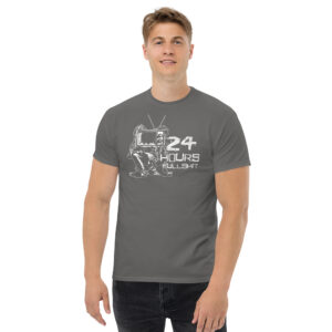 24 Hours Bullshit T-Shirt, 100% cotton μπλουζάκι ενάντια στην προπαγάνδα της τηλεόρασης.