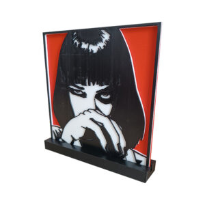 Mia Wallace 3D Printed διακοσμητικό, εμπνευσμένο από την σκηνή της Uma Thurman στην κλασσική ταινία Pulp Fiction του Tarantino.