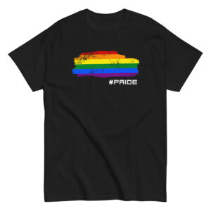 Hashtag Pride T-Shirt, 100% cotton μπλουζάκι που εκφράζει την ατομικότητά σου και στέλνει ένα δυνατό μήνυμα αγάπης για όλους.