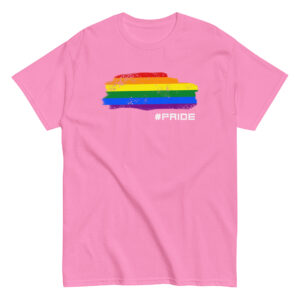 Hashtag Pride T-Shirt, 100% cotton μπλουζάκι που εκφράζει την ατομικότητά σου και στέλνει ένα δυνατό μήνυμα αγάπης για όλους.