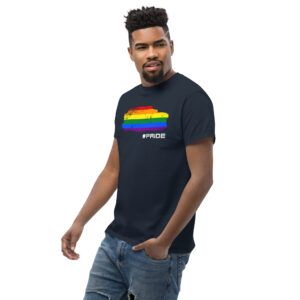 Hashtag Pride T-Shirt, 100% cotton μπλουζάκι που εκφράζει την ατομικότητά σου και στέλνει ένα δυνατό μήνυμα αγάπης για όλους.