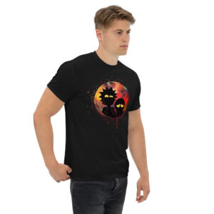 Rick and Morty T-Shirt, 100% cotton αστείο μπλουζάκι εμπνευσμένο από τους καρτούν ήρωες Rick and Morty.