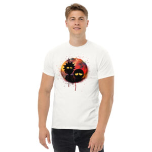 Rick and Morty T-Shirt, 100% cotton αστείο μπλουζάκι εμπνευσμένο από τους καρτούν ήρωες Rick and Morty.