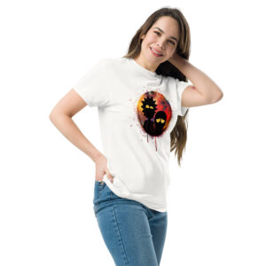 Rick and Morty T-Shirt, 100% cotton αστείο μπλουζάκι εμπνευσμένο από τους καρτούν ήρωες Rick and Morty.