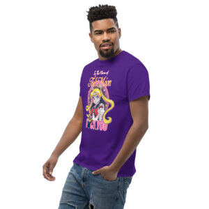 In the Name of Sailor Moon (Fuck You) T-Shirt, 100% cotton αστείο μπλουζάκι εμπνευσμένο από το αγαπημένο 90s καρτούν Sailor Moon.