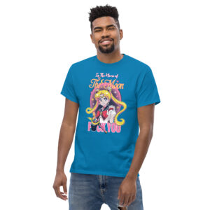 In the Name of Sailor Moon (Fuck You) T-Shirt, 100% cotton αστείο μπλουζάκι εμπνευσμένο από το αγαπημένο 90s καρτούν Sailor Moon.