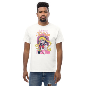 In the Name of Sailor Moon (Fuck You) T-Shirt, 100% cotton αστείο μπλουζάκι εμπνευσμένο από το αγαπημένο 90s καρτούν Sailor Moon.