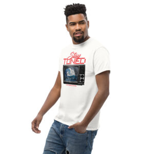 Stay Tuned T-Shirt, 100% cotton μπλουζάκι ενάντια στην προπαγάνδα της τηλεόρασης.
