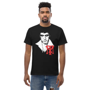 Tony Montana Scarface T-Shirt, 100% cotton μπλουζάκι εμπνευσμένο από την ταινία 