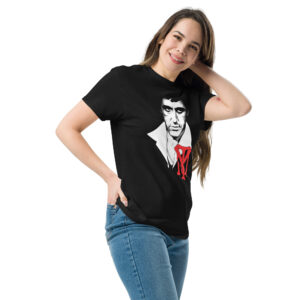 Tony Montana Scarface T-Shirt, 100% cotton μπλουζάκι εμπνευσμένο από την ταινία 