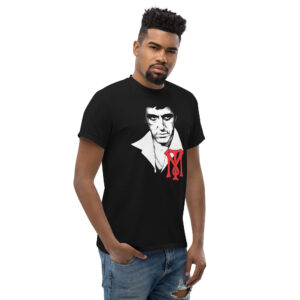 Tony Montana Scarface T-Shirt, 100% cotton μπλουζάκι εμπνευσμένο από την ταινία 