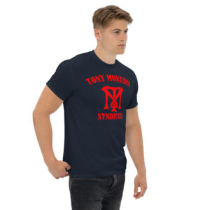 Tony Montana Syndicate T-Shirt, 100% cotton μπλουζάκι εμπνευσμένο από την ταινία 