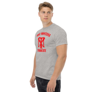 Tony Montana Syndicate T-Shirt, 100% cotton μπλουζάκι εμπνευσμένο από την ταινία 