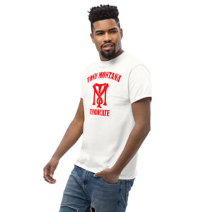 Tony Montana Syndicate T-Shirt, 100% cotton μπλουζάκι εμπνευσμένο από την ταινία 