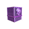 Trading Cards Box Κουτί, 3D Printed κουτί αποθήκευσης με Skulls και Honeycomb Pattern πλέγμα. Κατασκευασμένο σε διαστάσεις που να χωράει trading cards με τα sleeves τους.