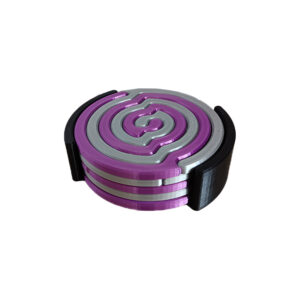 Spirals Coaster Set, 3d Printed σετ σουβέρ σε σχήμα σπείρας. Ένα πρωτότυπο και ιδιαίτερο σετ σουβέρ για να ακουμπάς τον καφέ σου, τη μπύρα ή το ρόφημα σου. Περιέχει 10τμχ. σουβέρ (τα οποία γίνονται και 5 ενώνοντας 2 σπείρες μεταξύ τους) και βάση.