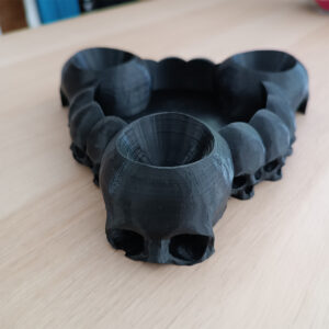 Skulls Dices Tray, 3D Printed δίσκος για Ζάρια με Νεκροκεφαλές για Παιχνίδια με Κάρτες.