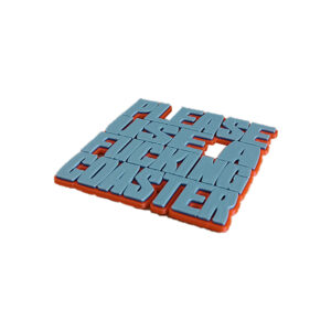 A Fucking Coaster , 3d Printed αστείο σουβέρ με αθυρόστομη διάθεση για σένα που έχεις χιούμορ και βρίζεις και λίγο... 