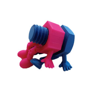 Βίδα και παξιμάδι αστείο διακοσμητικό. 3d Printed funny fidget toy και επιτραπέζιο διακοσμητικό με ένα παξιμάδι και την βίδα του....Ζεύγος...