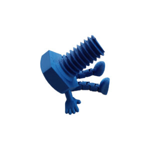 Βίδα και παξιμάδι αστείο διακοσμητικό. 3d Printed funny fidget toy και επιτραπέζιο διακοσμητικό με ένα παξιμάδι και την βίδα του....Ζεύγος...