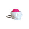 Skull clicker Μπρελόκ. 3D Printed Keychain σε σχήμα νεκροκεφαλής με εγκέφαλο. Anti-Stress κρανίο για να ξε-αγχώνεσαι...δουλεύει...σε εμάς...