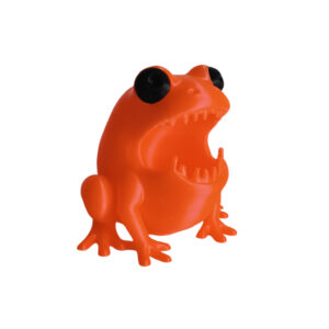 Monster Frog 3d printed μολυβοθήκη, επιτραπέζιο διακοσμητικό βατραχάκι - δεν το λες! - σε 3D εκτύπωση.