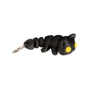 Μπρελόκ Γατάκι. 3D Printed cat keychain με κινούμενα μέρη το οποίο λειτουργεί και σαν anti stress fidget toy.