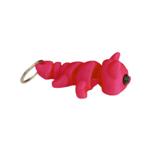 Μπρελόκ Γατάκι. 3D Printed cat keychain με κινούμενα μέρη το οποίο λειτουργεί και σαν anti stress fidget toy.