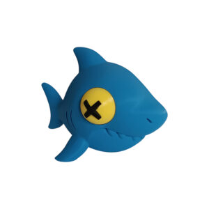 Kawaii Shark 3d printed επιτραπέζιο διακοσμητικό με cute καρχαρία σκελετό.