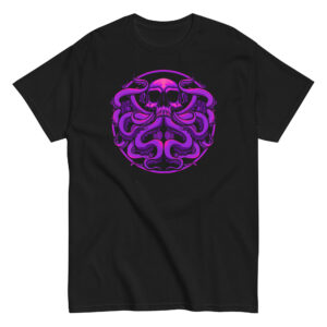 Kraken Skull T-Shirt, 100% cotton μπλουζάκι νεκροκεφαλή με πλοκάμια.