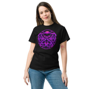 Kraken Skull T-Shirt, 100% cotton μπλουζάκι νεκροκεφαλή με πλοκάμια.