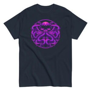 Kraken Skull T-Shirt, 100% cotton μπλουζάκι νεκροκεφαλή με πλοκάμια.