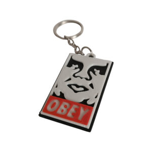 Obey Μπρελόκ. 3D Printed Keychain. Υλικό : PLA και Stainless Steel