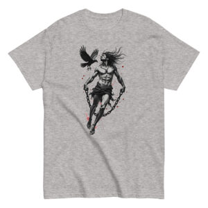 Prometheus T-Shirt, 100% cotton μπλουζάκι. Μπλουζάκι με τον Προμηθέα που έκλεψε την φωτιά από τους θεούς για να την δώσει στους ανθρώπους σύμφωνα με την Ελληνική μυθολογία.