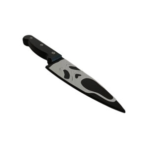 3D Printed Scream Knife | Διακοσμητικό Μαχαίρι Horror Movie Prop | PLA Handmade Decor