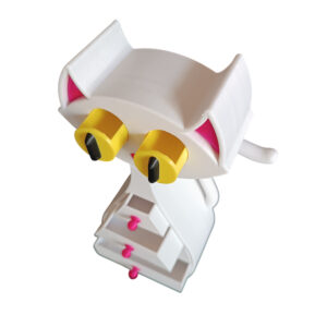 3D Printed Γάτα Μπιζουτιέρα – Cute Μπιζουτιέρα με 6 Συρταράκια | Οργάνωση Κοσμημάτων