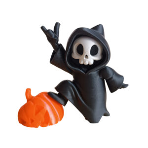 Funny Reaper with Pumpkin