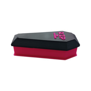 RIP the Patriarchy Coffin Box κουτί αποθήκευσης ενάντια στην πατριαρχία, σε σχήμα φέρετρο.